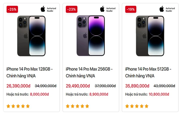 Giá iPhone trên Apple Store Online khá đắt!