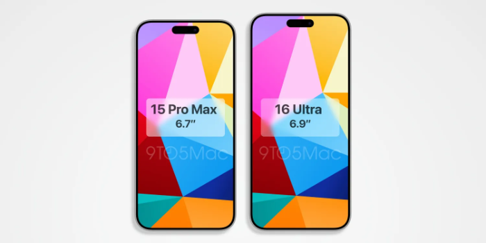 iPhone 16 Ultra lộ hình ảnh render cạnh iPhone 15 Pro Max