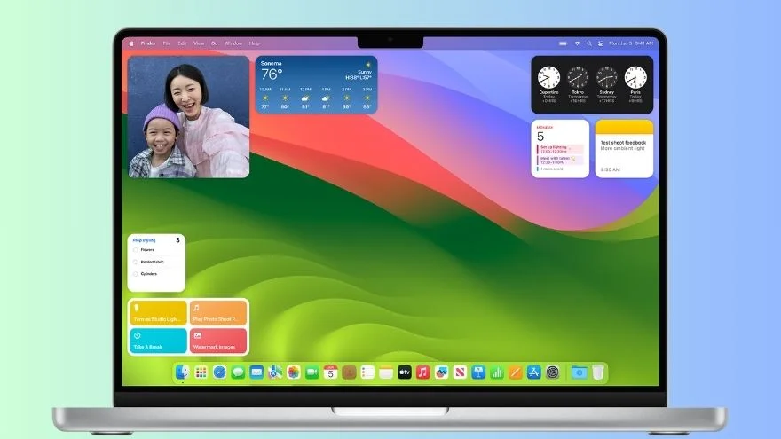 Thêm widgets lên màn hình máy Mac