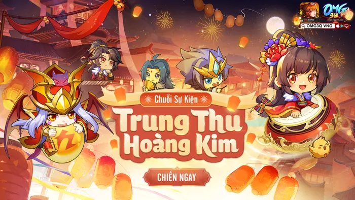 OMG 3Q – VNG: Đón Trung Thu Hoàng Kim cùng phiên bản mới Tây Vực Tiên Thú
