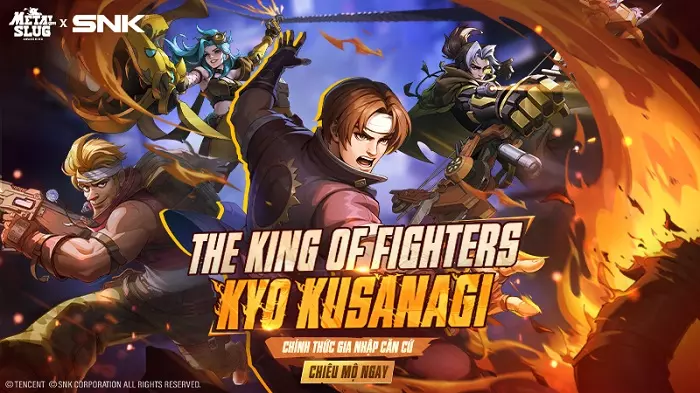 King of Fighters - Kyo Kusanagi gia nhập Quân Đoàn