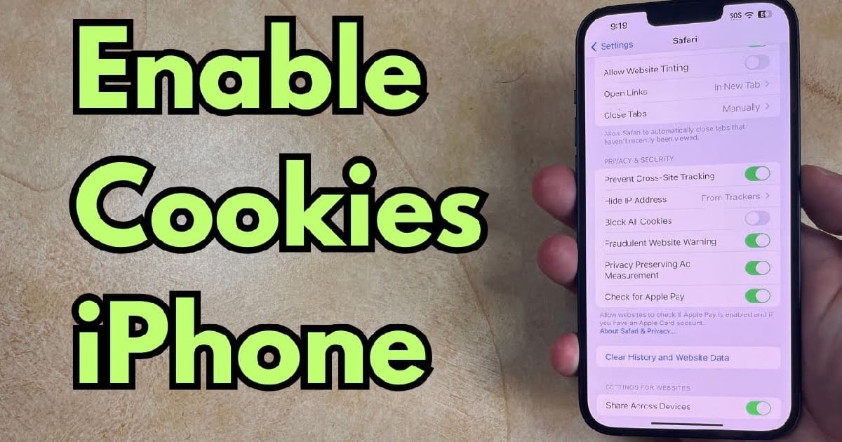 Hướng dẫn xóa Cookie trên iPhone nhanh nhất 2024