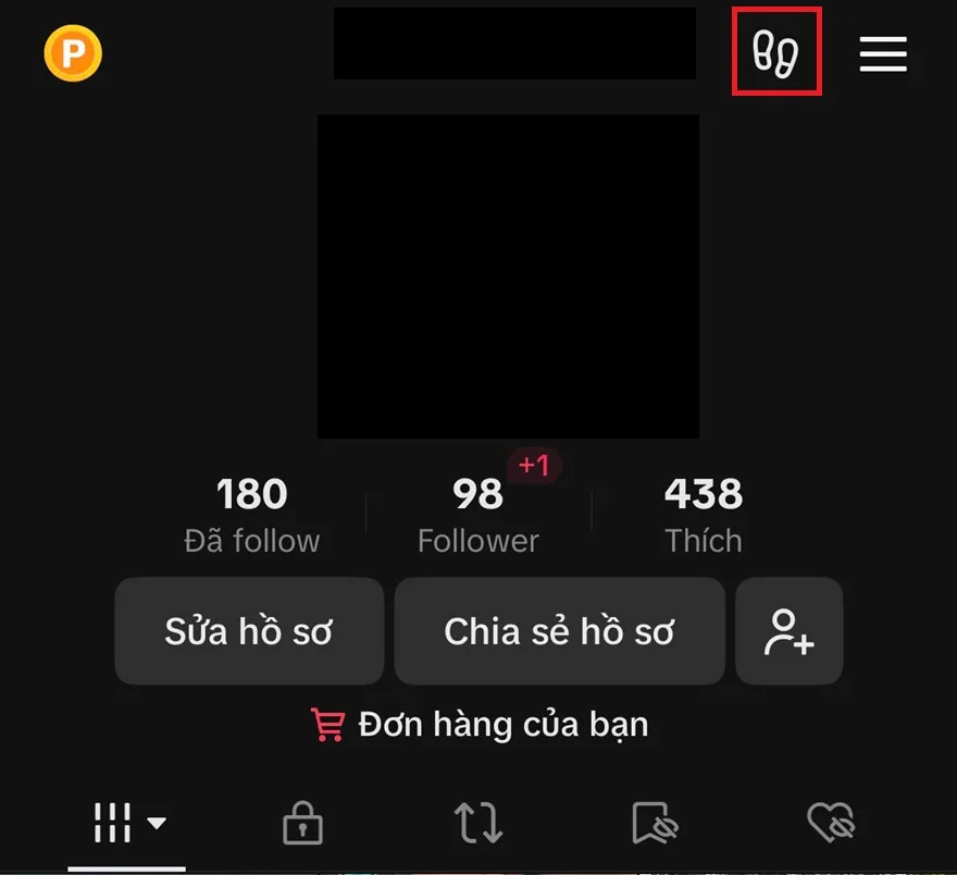 Cách xem người xem profile mình trên Tiktok