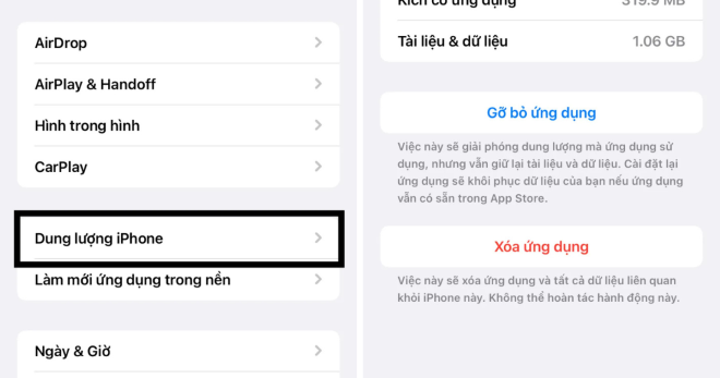 Giải phóng dung lượng Tiktok của iPhone