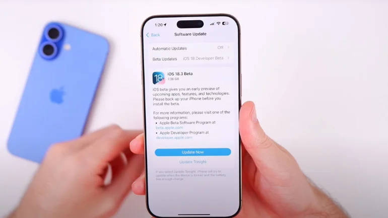 Đánh giá hiệu năng phiên bản iOS 18.3 Beta 1