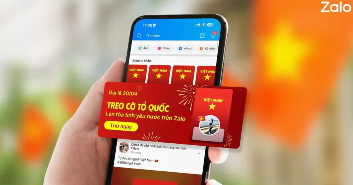 Hướng dẫn đổi chủ đề Tổ Quốc trên Zalo