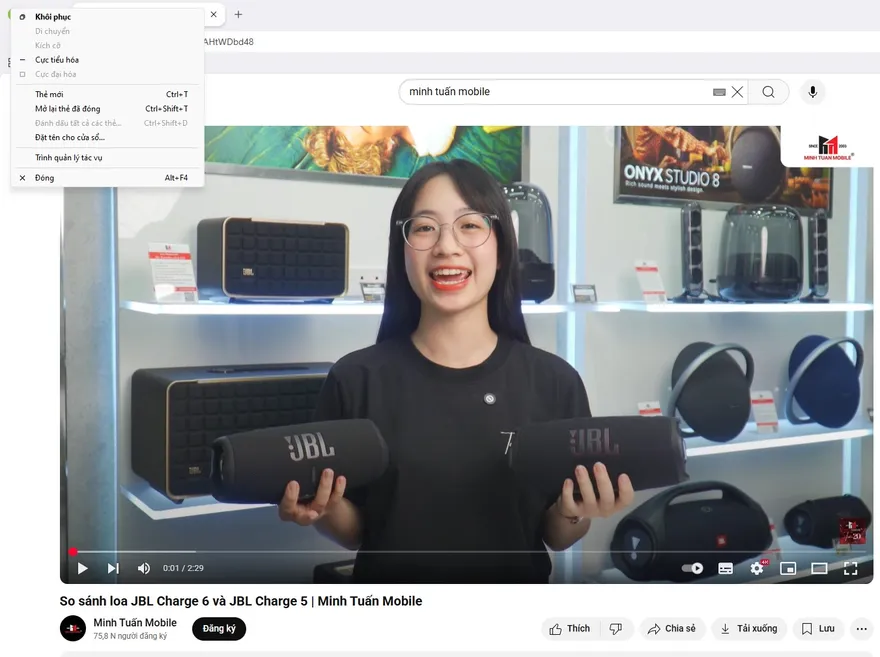 Hướng dẫn chặn quảng cáo YouTube trên Cốc Cốc