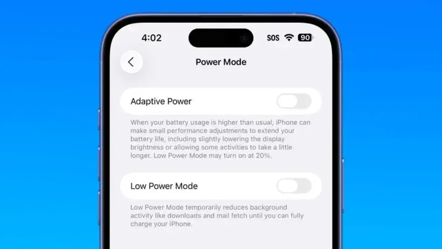 Adaptive Power là gì? Những dòng iPhone hỗ trợ Adaptive Power Mode