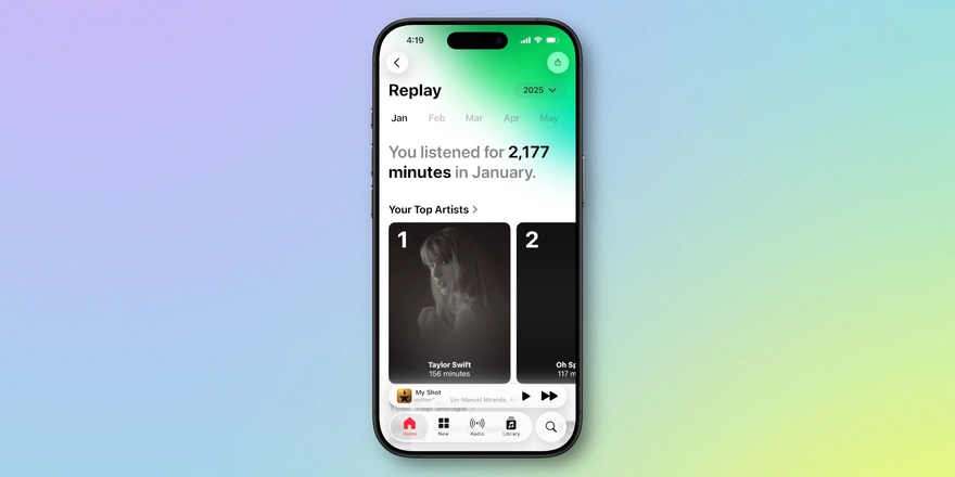 Học tiếng Anh qua Apple Music trên iOS 26