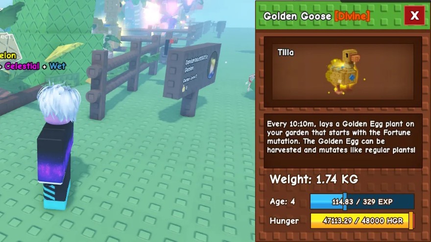 Hướng dẫn sở hữu Golden Goose trong Grow a Garden